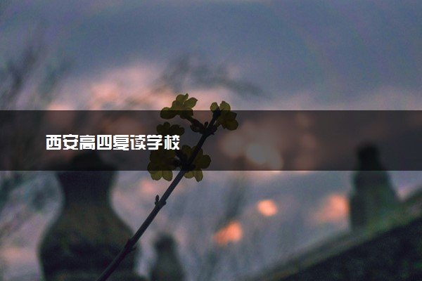 西安高四复读学校
