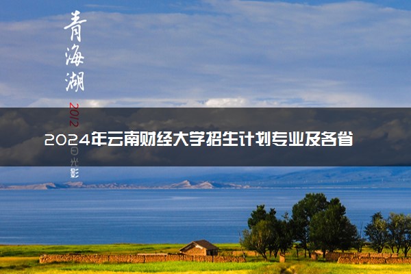 2024年云南财经大学招生计划专业及各省录取分数线位次