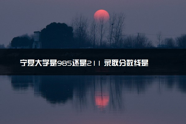 宁夏大学是985还是211 录取分数线是多少