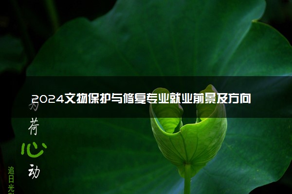2024文物保护与修复专业就业前景及方向 毕业后能干什么
