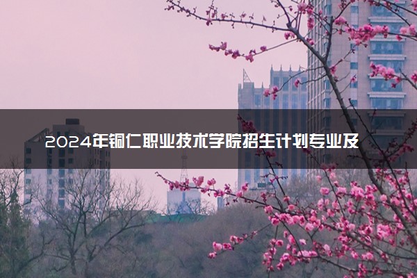 2024年铜仁职业技术学院招生计划专业及各省录取分数线位次