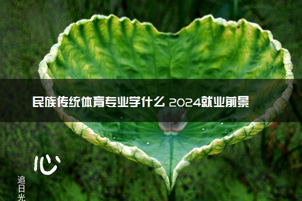 民族传统体育专业学什么 2024就业前景如何