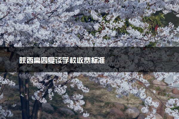 陕西高四复读学校收费标准