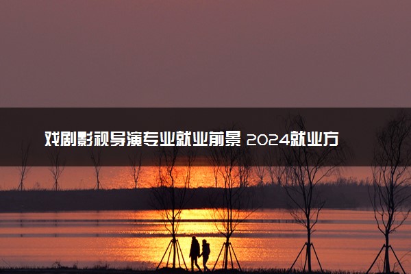 戏剧影视导演专业就业前景 2024就业方向有哪些