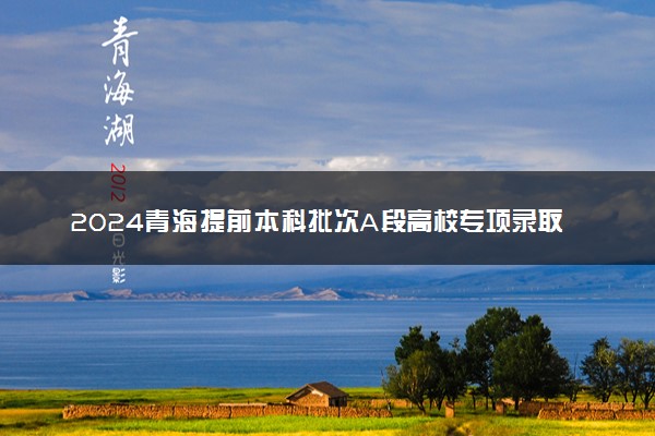2024青海提前本科批次A段高校专项录取院校一志愿投档线公布