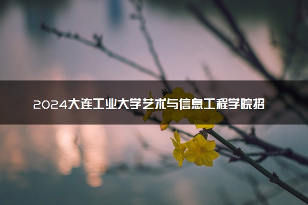 2024大连工业大学艺术与信息工程学院招生章程 录取规则是什么