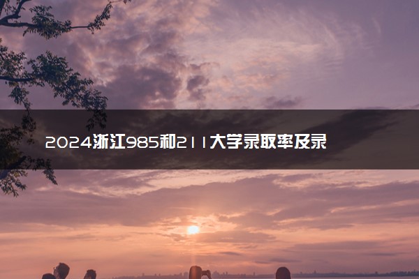 2024浙江985和211大学录取率及录取人数是多少