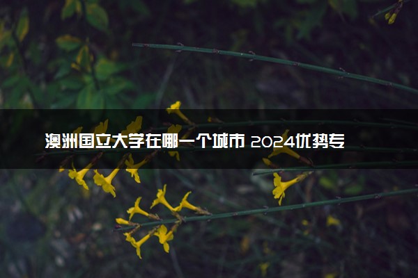 澳洲国立大学在哪一个城市 2024优势专业是什么