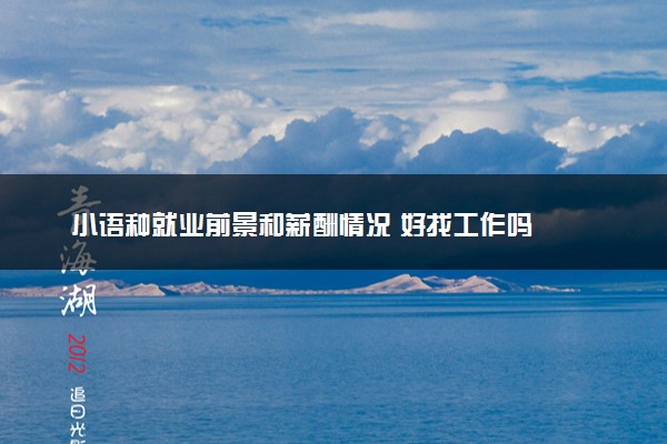 小语种就业前景和薪酬情况 好找工作吗