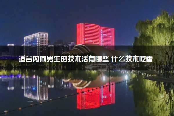 适合内向男生的技术活有哪些 什么技术吃香