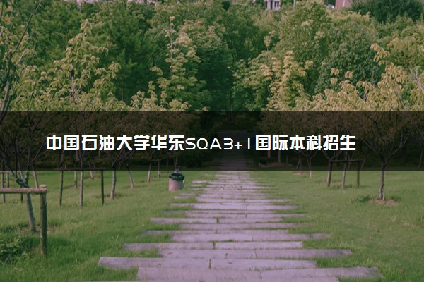 中国石油大学华东SQA3+1国际本科招生简章