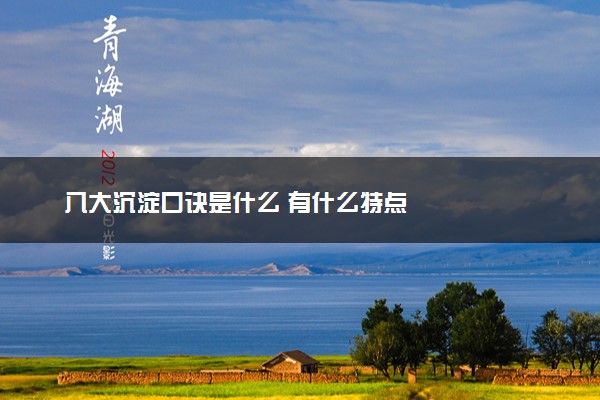 八大沉淀口诀是什么 有什么特点