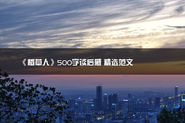 《稻草人》500字读后感 精选范文