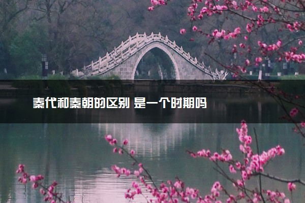 秦代和秦朝的区别 是一个时期吗