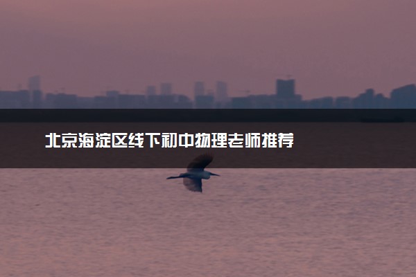 北京海淀区线下初中物理老师推荐