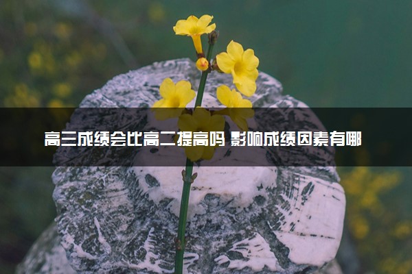 高三成绩会比高二提高吗 影响成绩因素有哪些
