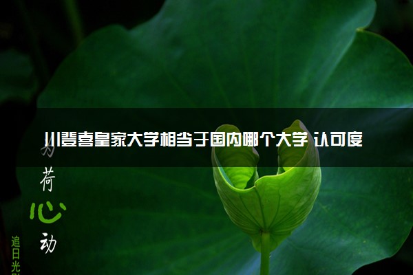 川登喜皇家大学相当于国内哪个大学 认可度高吗