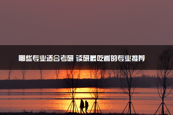 哪些专业适合考研 读研最吃香的专业推荐