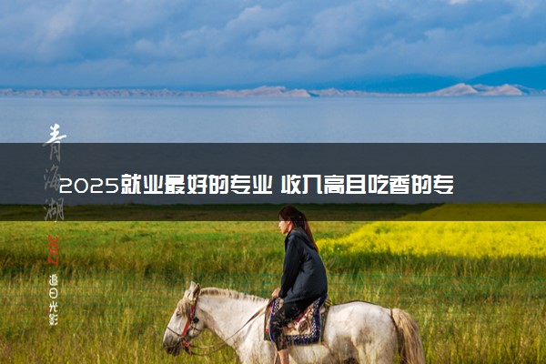 2025就业最好的专业 收入高且吃香的专业推荐