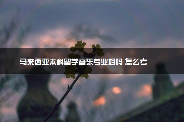 马来西亚本科留学音乐专业好吗 怎么考