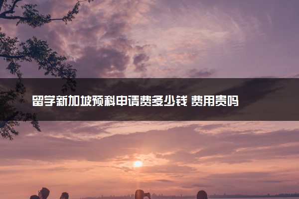 留学新加坡预科申请费多少钱 费用贵吗
