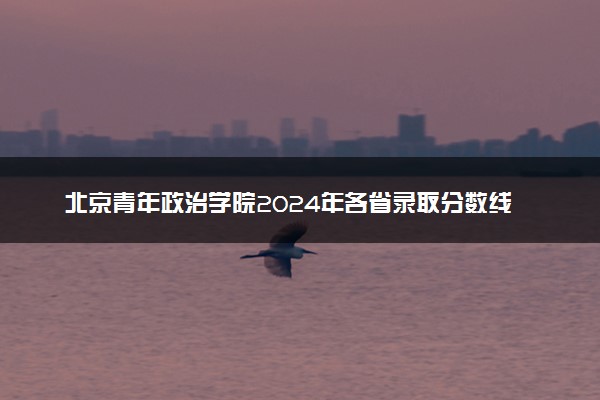 北京青年政治学院2024年各省录取分数线 多少分能考上