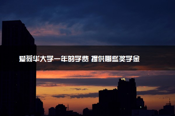 爱荷华大学一年的学费 提供哪些奖学金