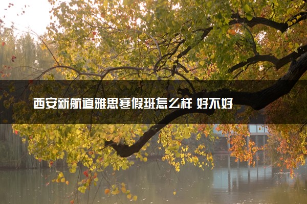 西安新航道雅思寒假班怎么样 好不好