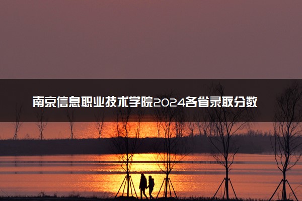 南京信息职业技术学院2024各省录取分数线及最低位次是多少