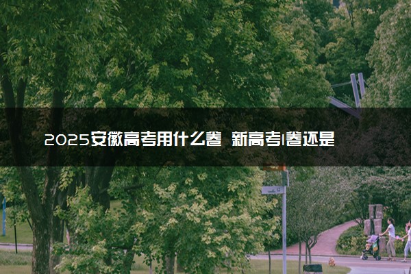 2025安徽高考用什么卷 新高考I卷还是II卷