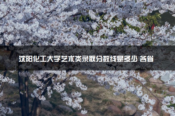 沈阳化工大学艺术类录取分数线是多少 各省分数整理
