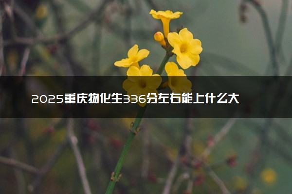 2025重庆物化生336分左右能上什么大学 可以报考的院校名单