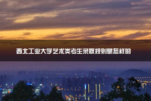 西北工业大学艺术类考生录取规则是怎样的 有哪些要求