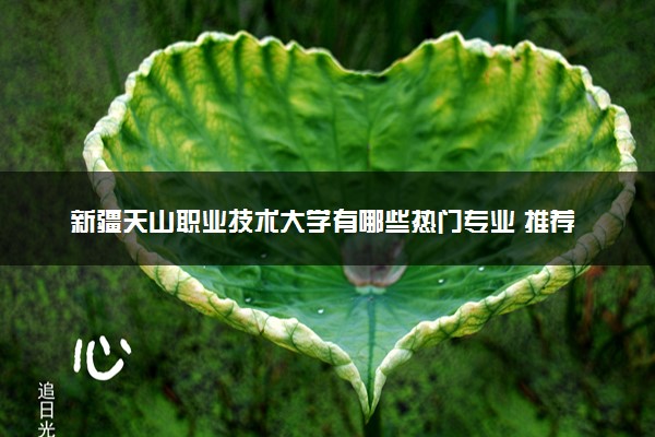 新疆天山职业技术大学有哪些热门专业 推荐的王牌专业