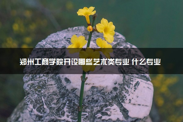 郑州工商学院开设哪些艺术类专业 什么专业前景好