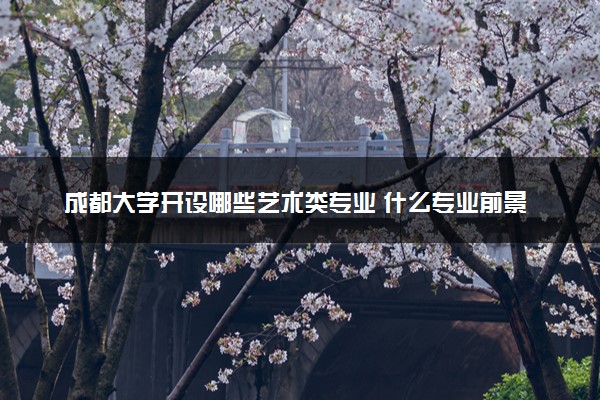 成都大学开设哪些艺术类专业 什么专业前景好