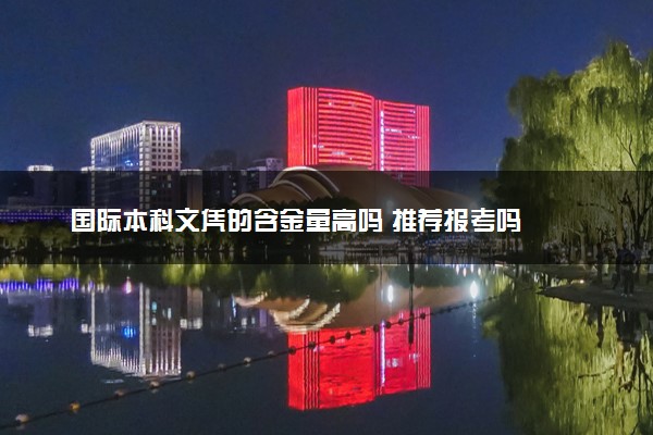 国际本科文凭的含金量高吗 推荐报考吗