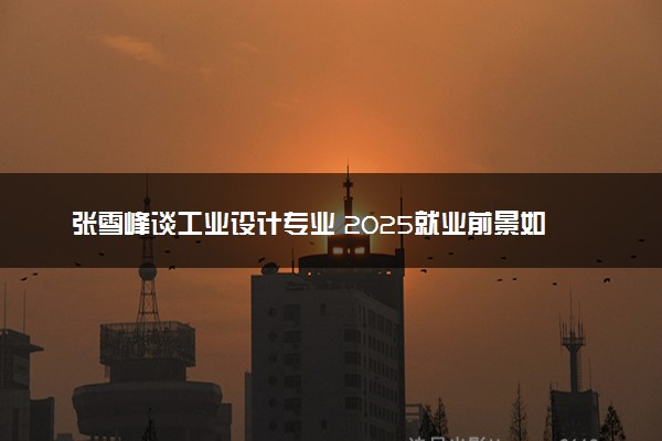 张雪峰谈工业设计专业 2025就业前景如何