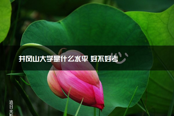 井冈山大学是什么水平 好不好考