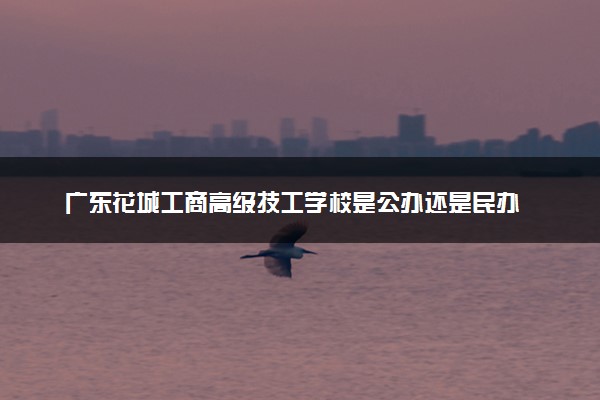 广东花城工商高级技工学校是公办还是民办 学校怎么样