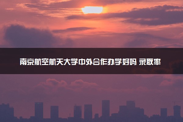 南京航空航天大学中外合作办学好吗 录取率高吗