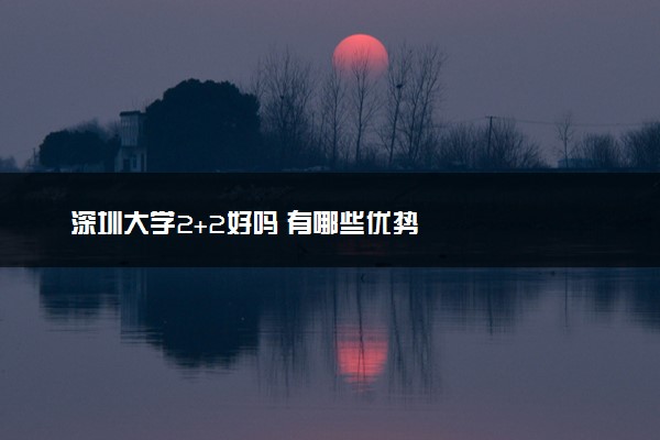 深圳大学2+2好吗 有哪些优势