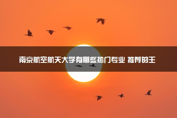 南京航空航天大学有哪些热门专业 推荐的王牌专业