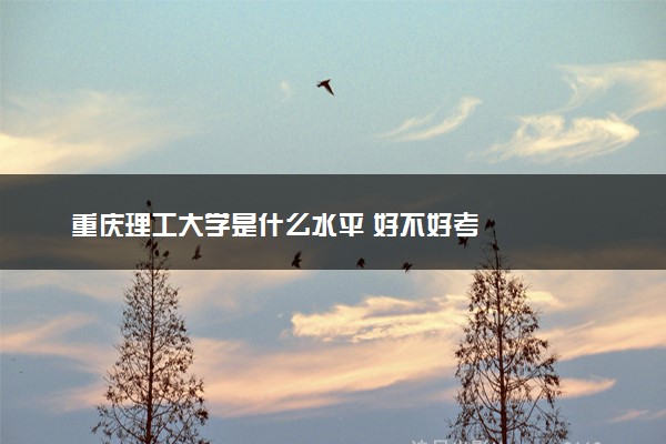 重庆理工大学是什么水平 好不好考