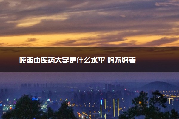 陕西中医药大学是什么水平 好不好考