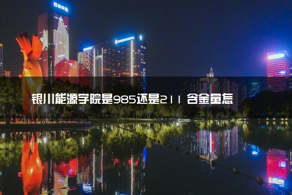 银川能源学院是985还是211 含金量怎么样