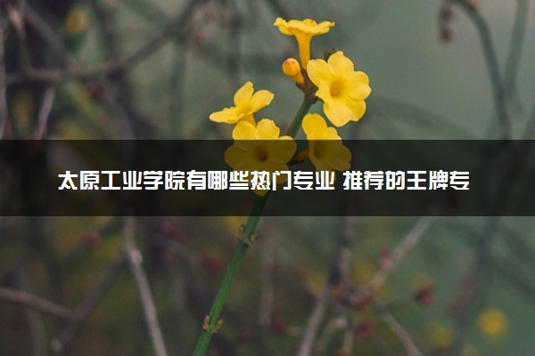 太原工业学院有哪些热门专业 推荐的王牌专业