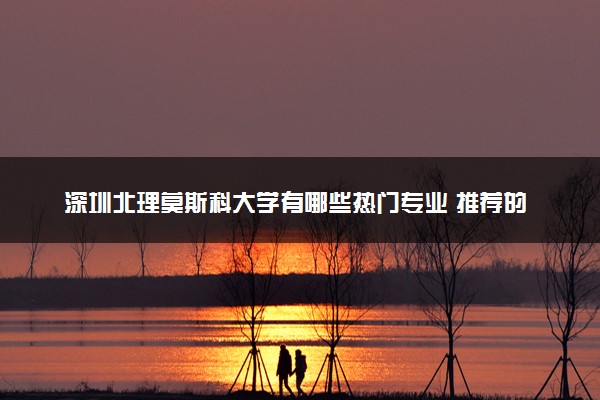 深圳北理莫斯科大学有哪些热门专业 推荐的王牌专业