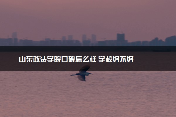 山东政法学院口碑怎么样 学校好不好
