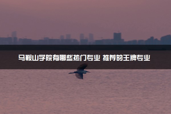 马鞍山学院有哪些热门专业 推荐的王牌专业